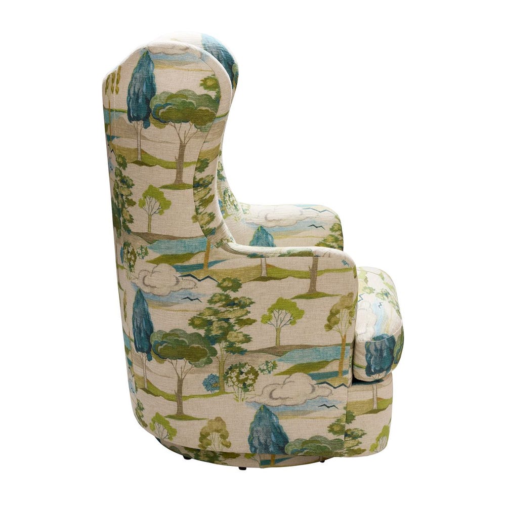 Hot Wing Swivel Chair - Enchanted Meadow