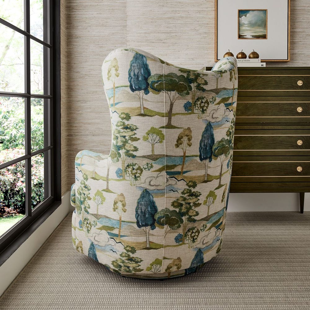 Hot Wing Swivel Chair - Enchanted Meadow