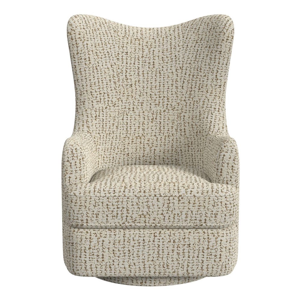 Hot Wing Swivel Chair - Hopscotch Creamy Espresso