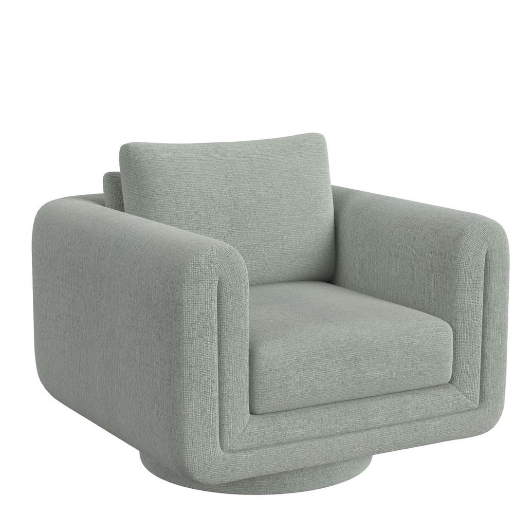 Loop Swivel Chair - Criss Cross Sea Salt