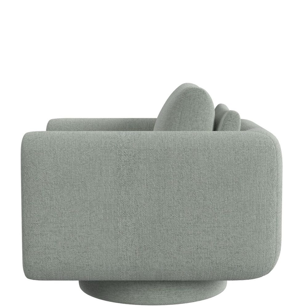 Loop Swivel Chair - Criss Cross Sea Salt