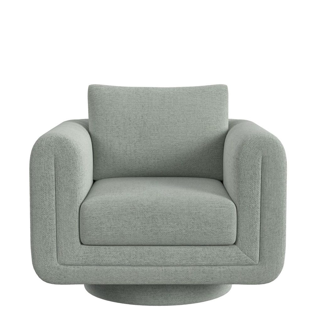 Loop Swivel Chair - Criss Cross Sea Salt