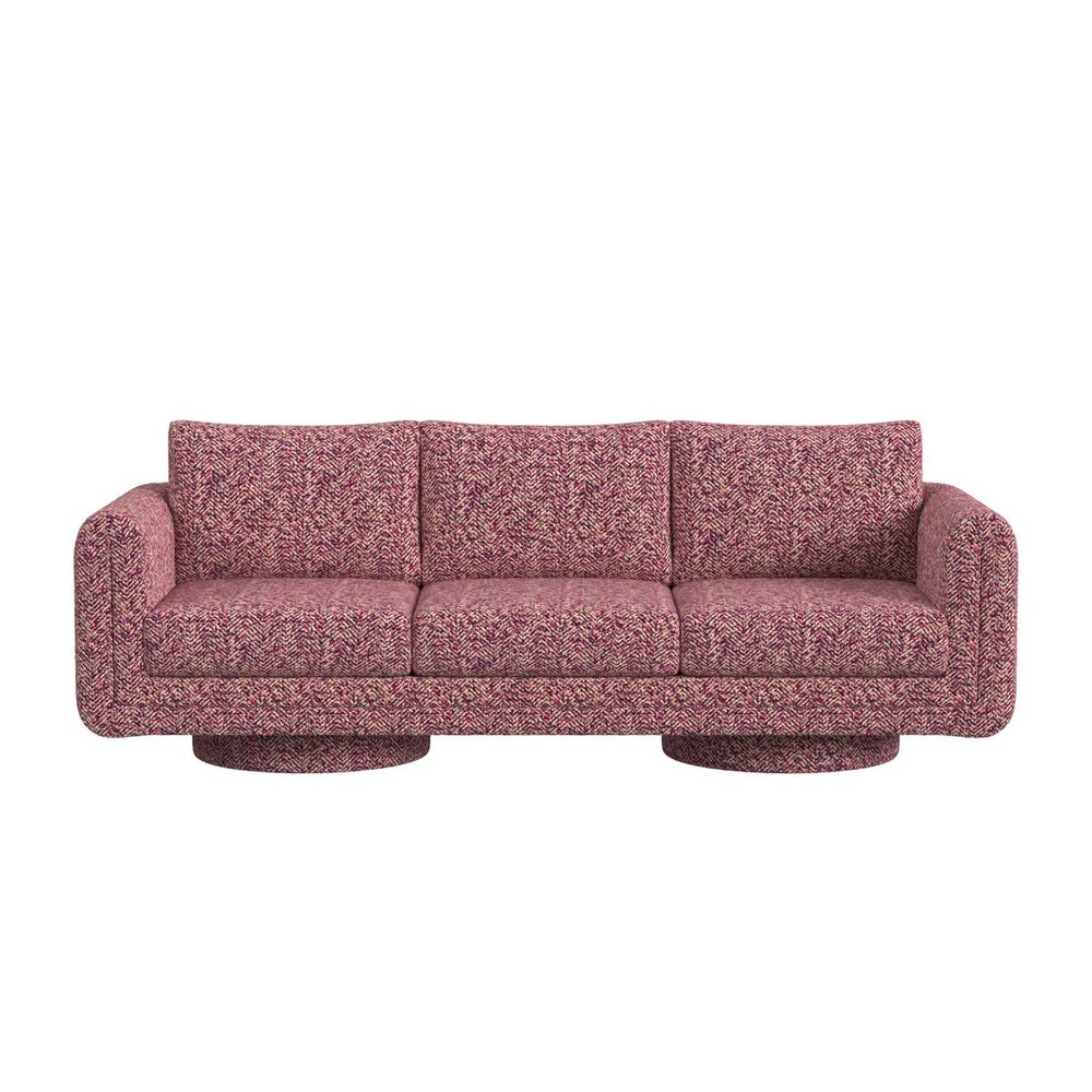 Loop Sofa - Tweedy Bird Purple Finch