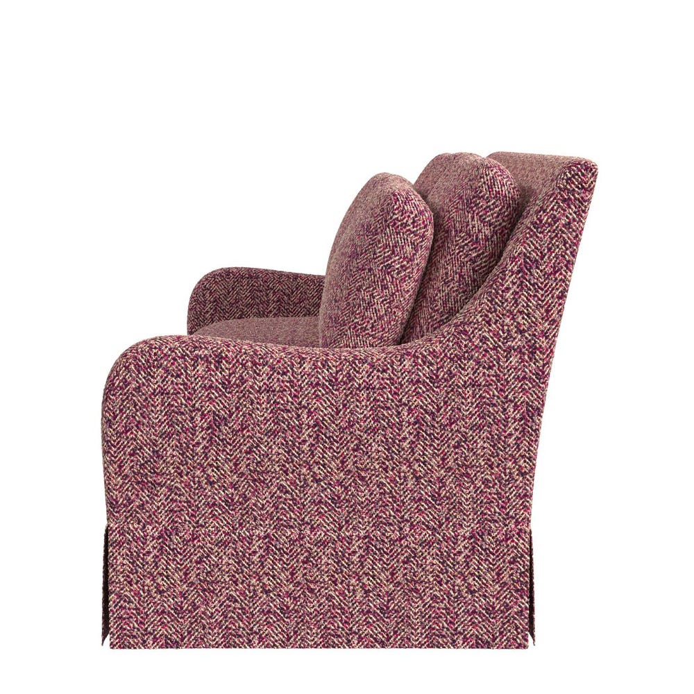 London Sofa - Tweedy Bird Purple Finch