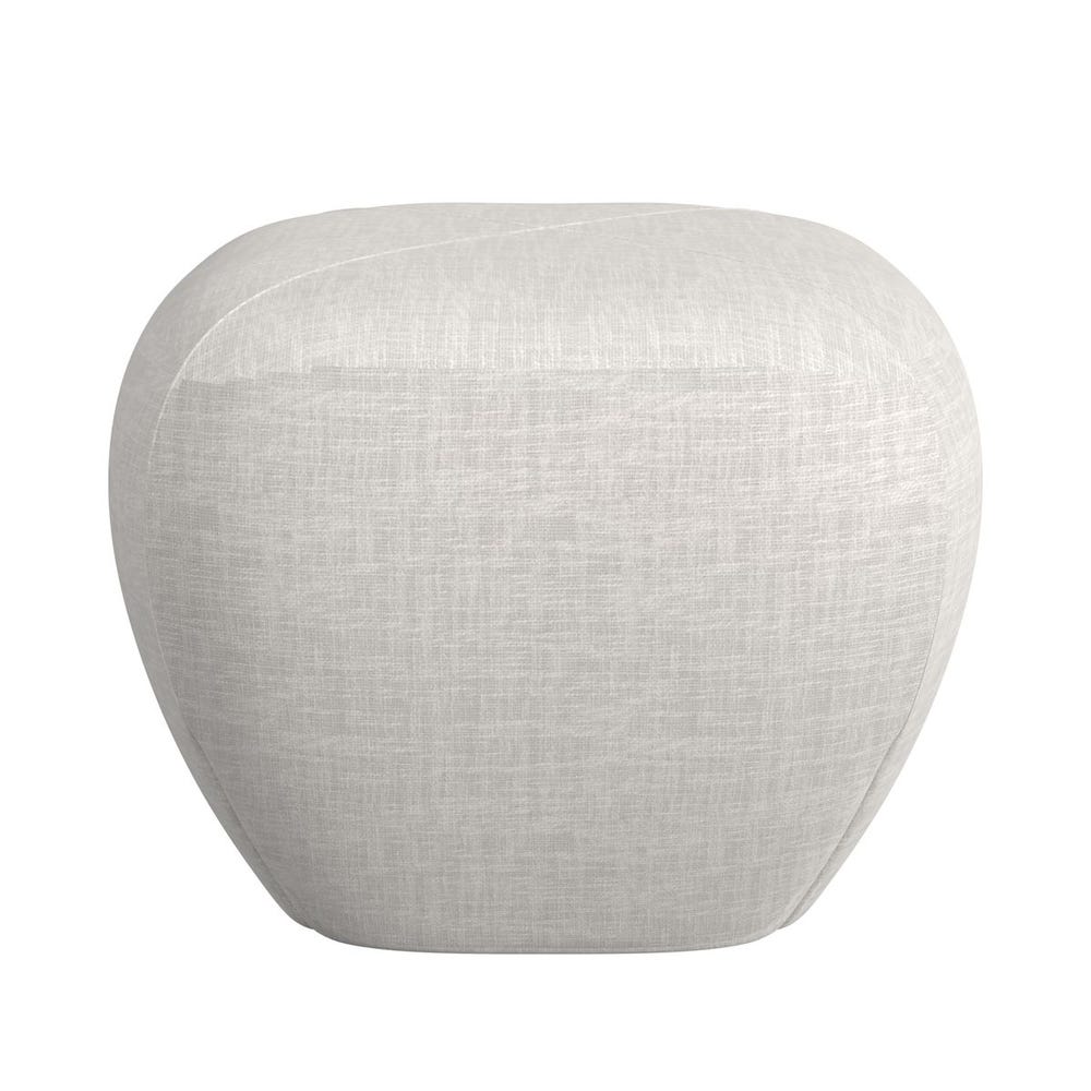 A Leg Up Ottoman - Lovely Linen Cream