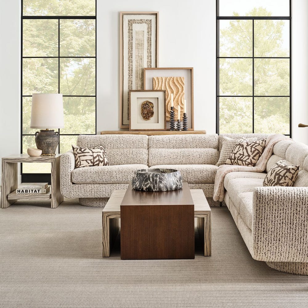 Chill Sofa - Sectional - Hopscotch Creamy Espresso