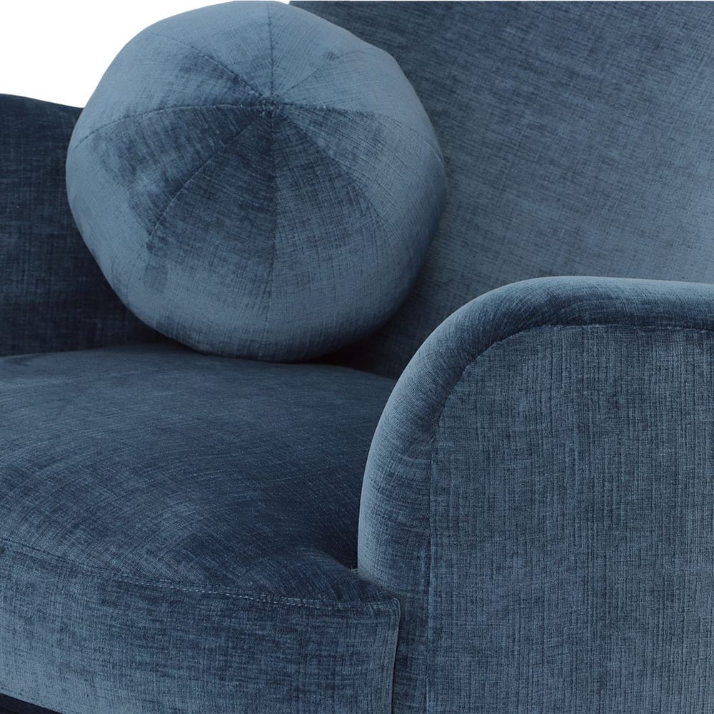 Ball Bearing Pillow - Lux Peacock