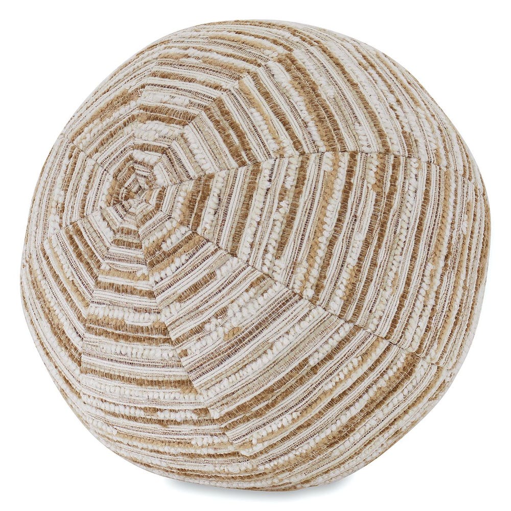 Ball Bearing Pillow - Rag Rug Wheat