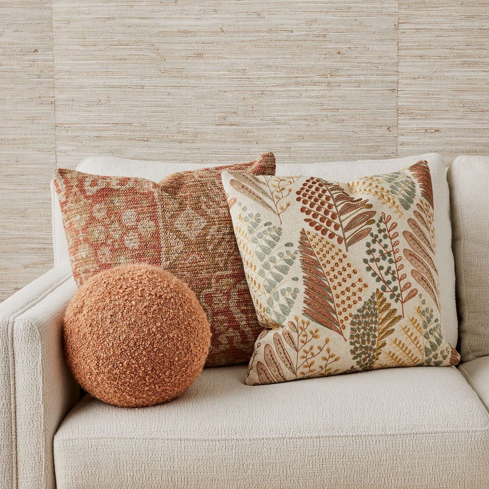 Ball Bearing Pillow - Bumpy Ride Apricot