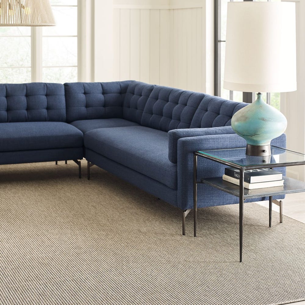 Chain Mail Rug - Sea Gray