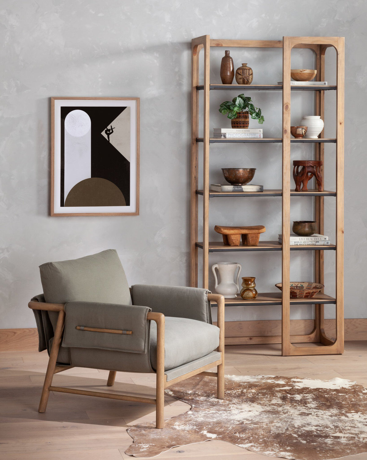 Harland Modern Cowhide Rug