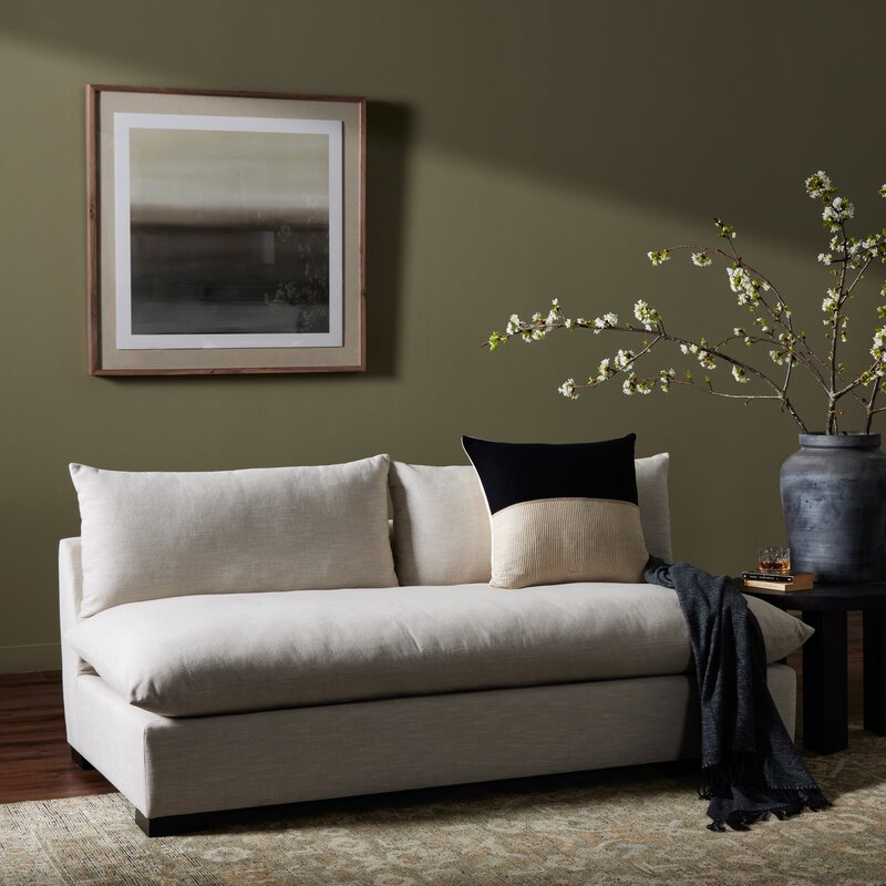 Grant Armless Sofa-74"
