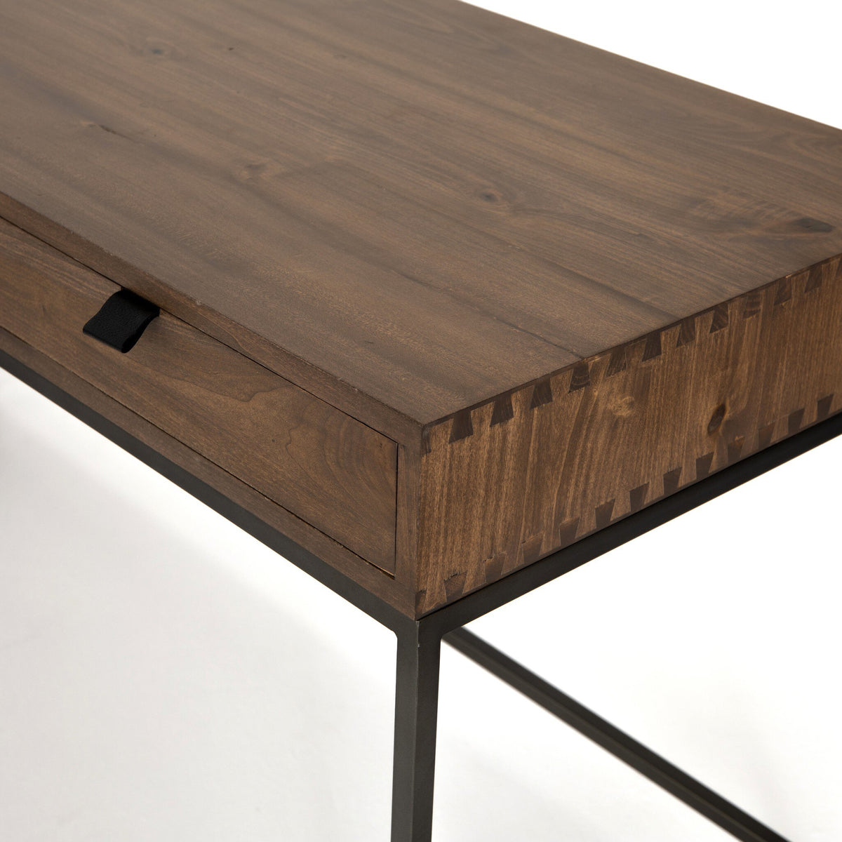 Trey Desk System With Filing Credenza