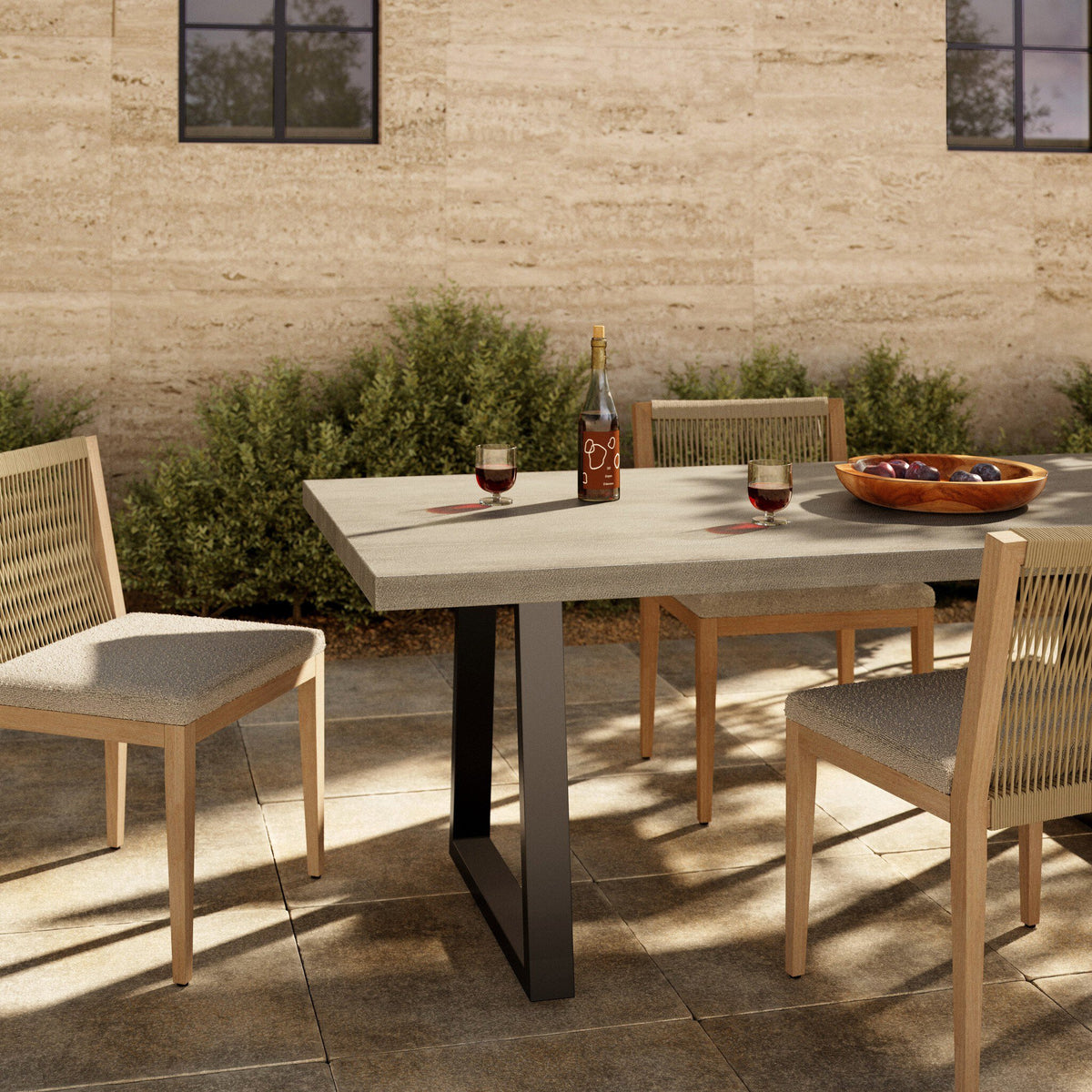 Cyrus Outdoor Dining Table-79"