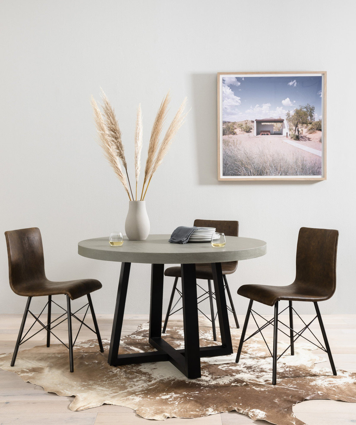 Cyrus Outdoor Round Dining Table 48"