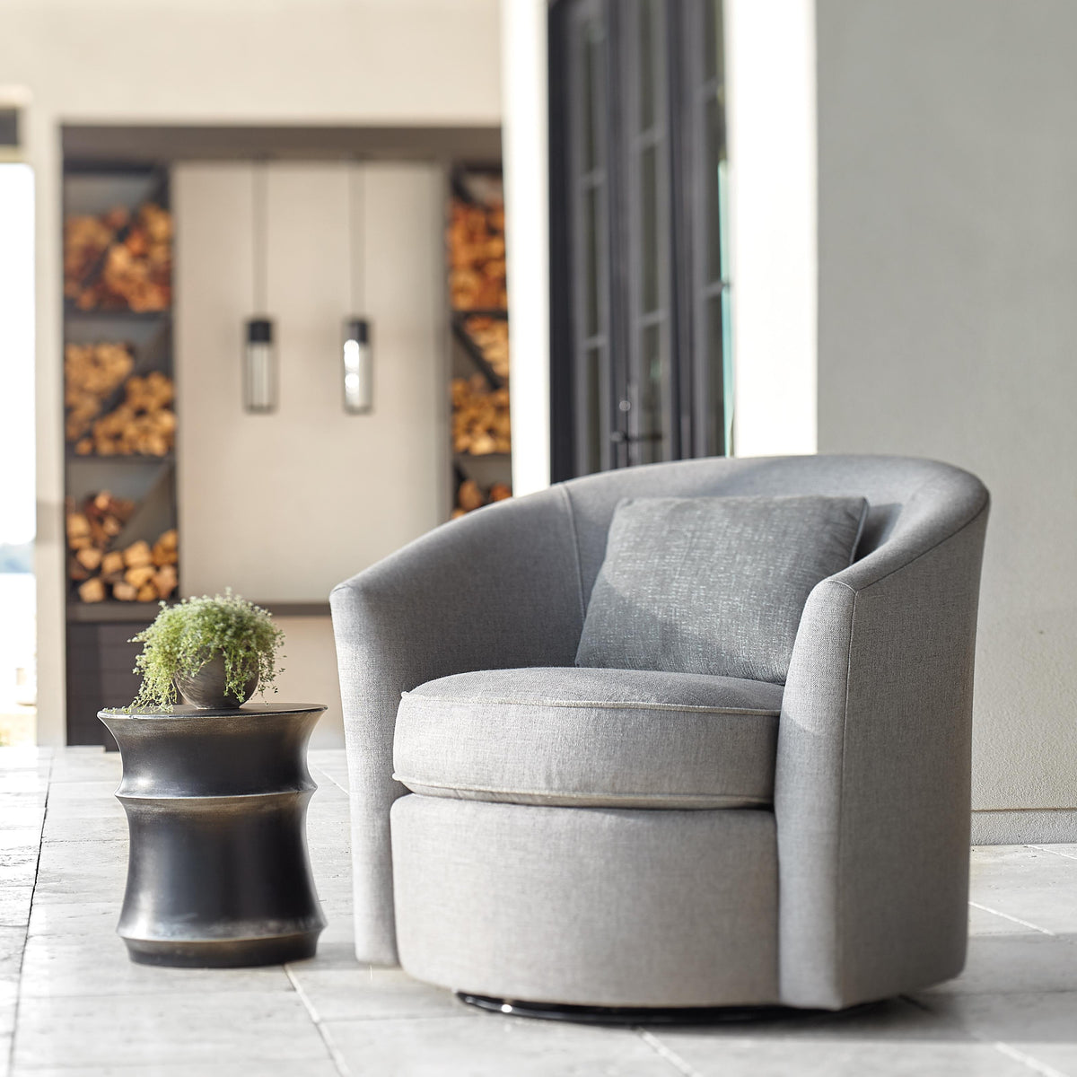 Maya Outdoor Accent Table - Bernhardt Living (BRH-1147)