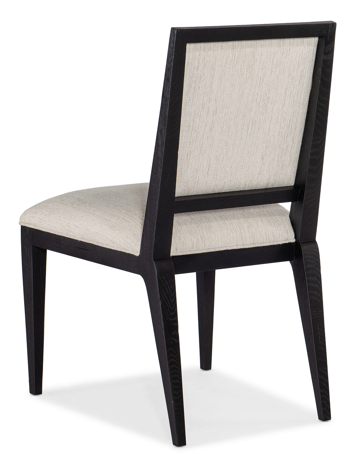 a chair with a white cushion