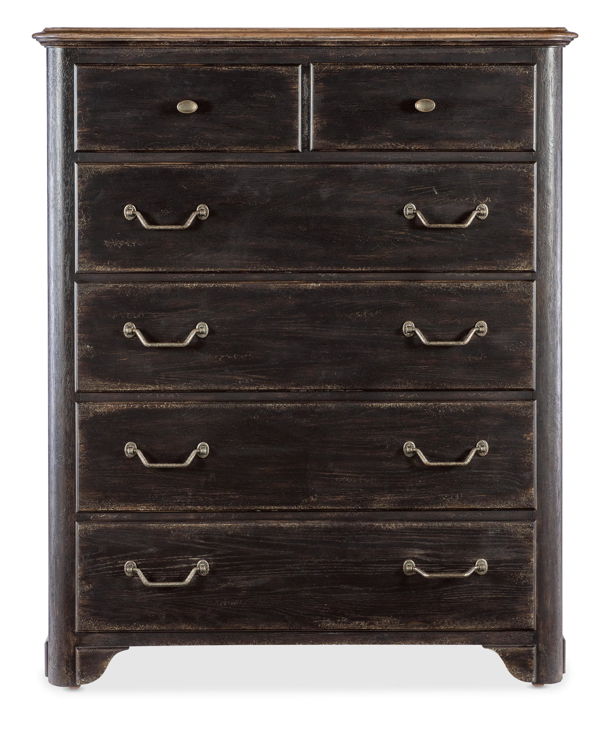 a black dresser with drawers