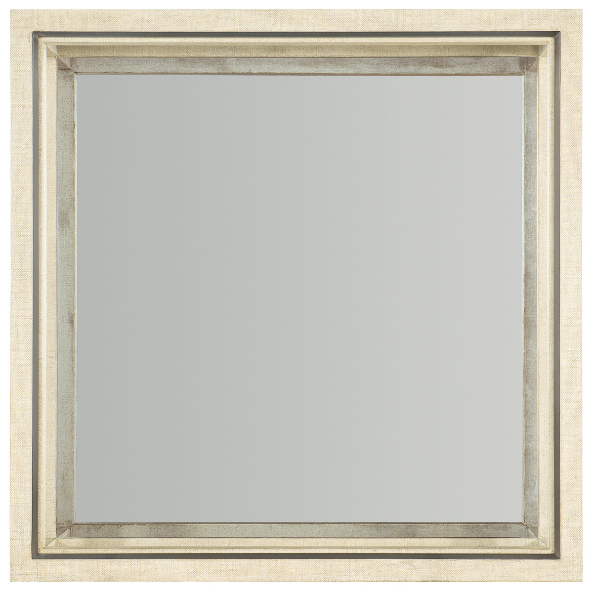 a square picture frame with a white border