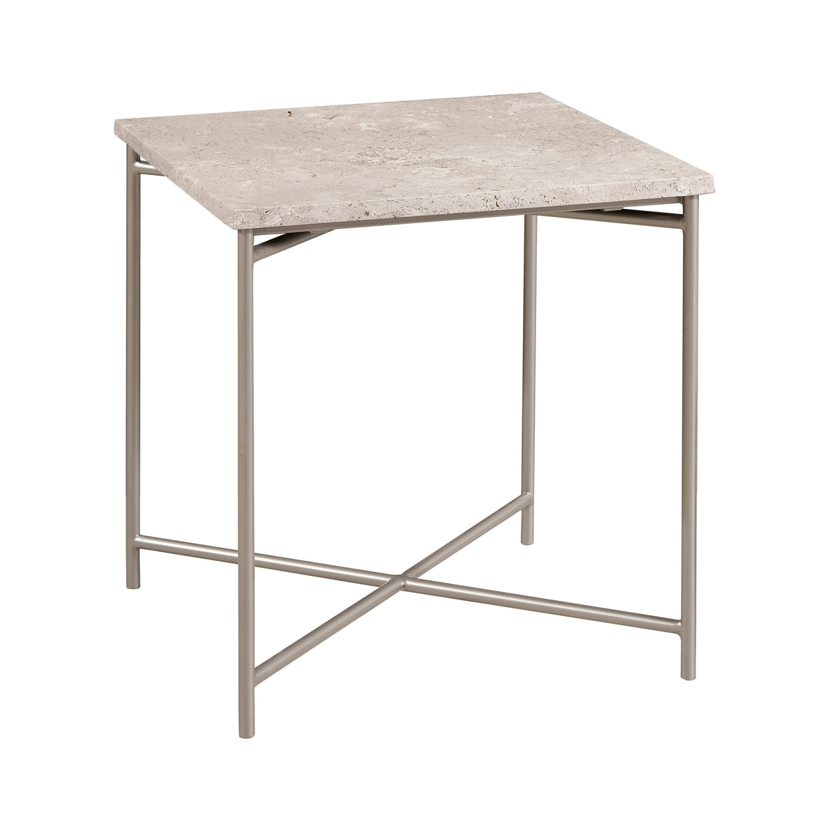 a table with a white top