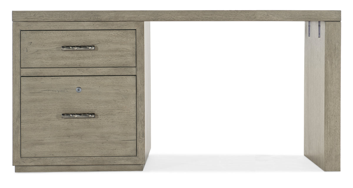 a desk with drawers on top