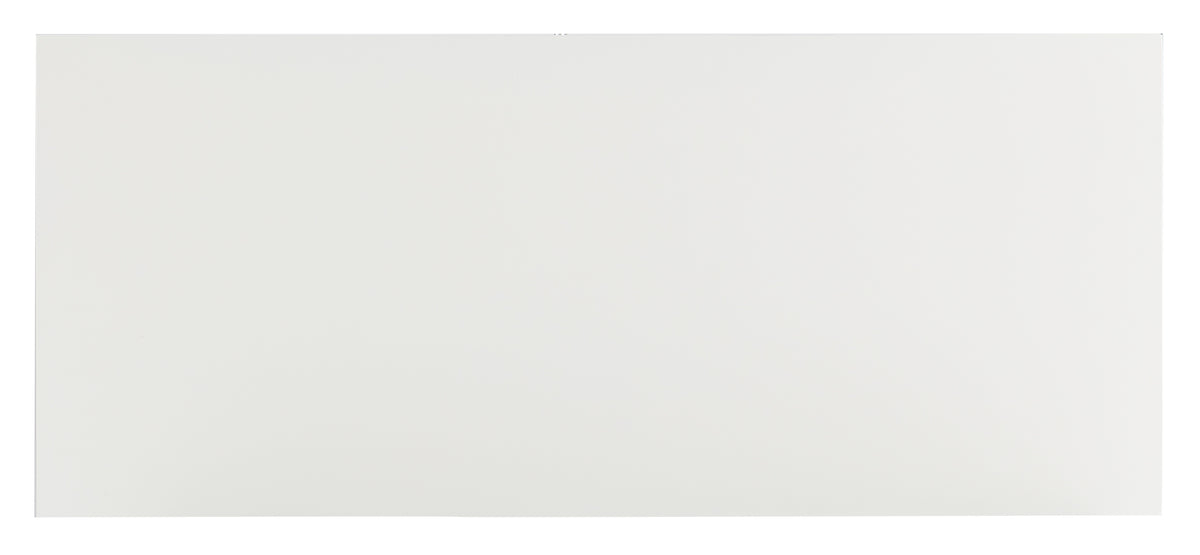 a white rectangular object with a black border