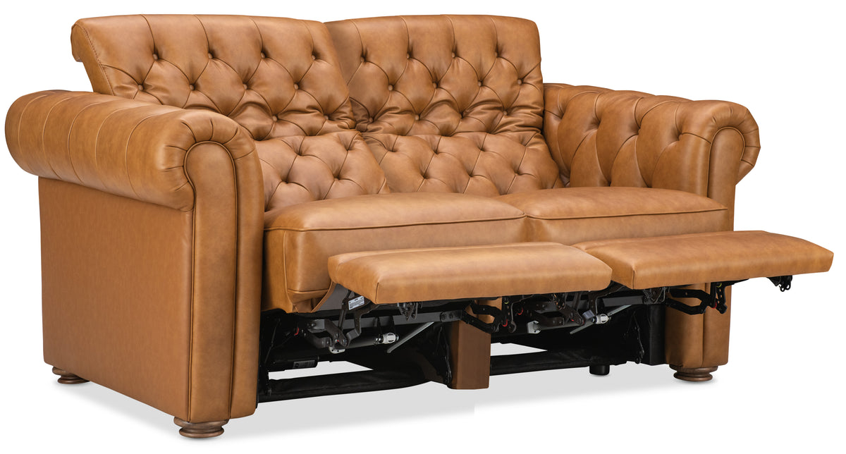Glover Power Reclining Loveseat with Power Headrest - Hooker Furniture (HRF-3248)