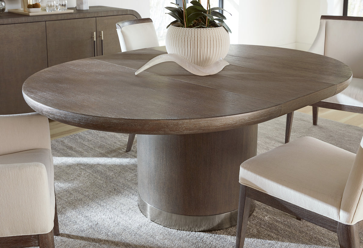 a table with a plant on it