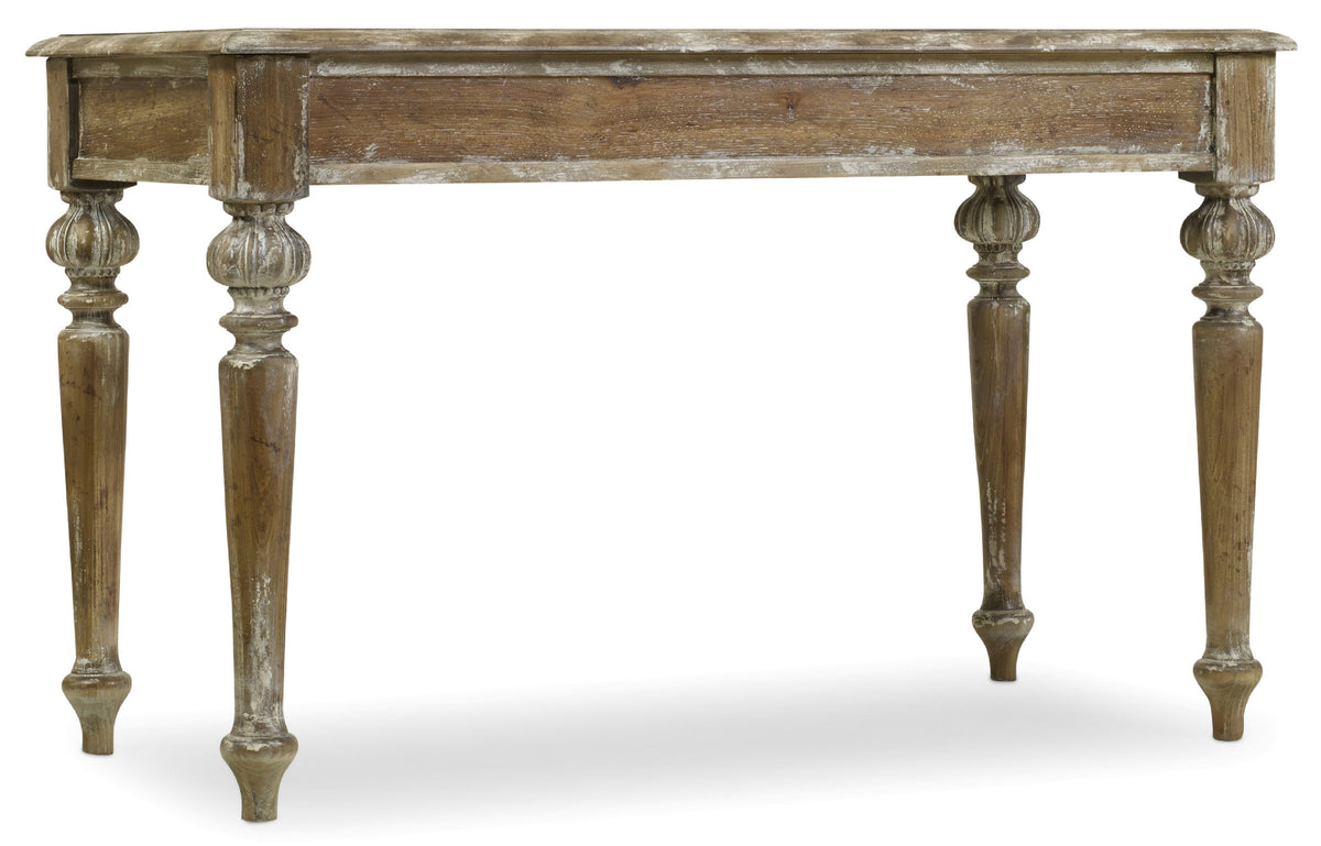 a wooden table with legs