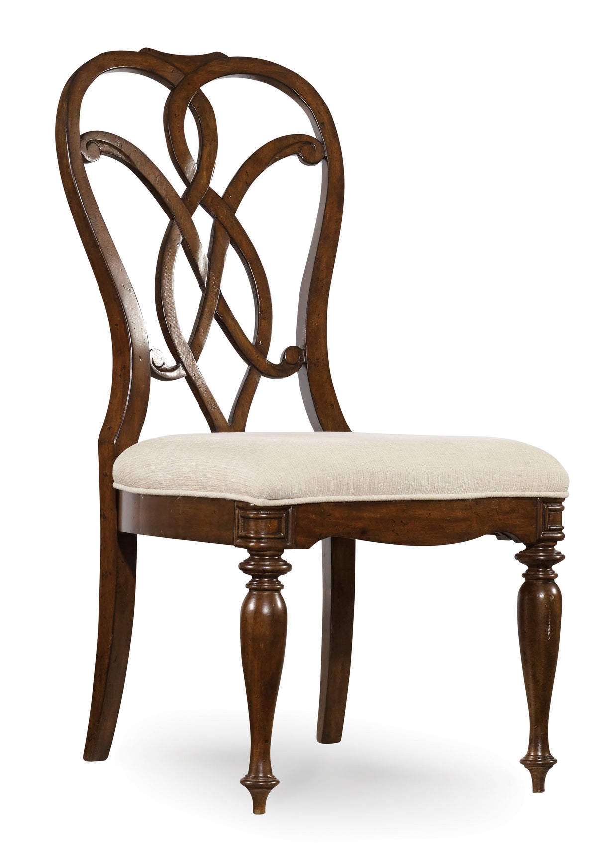 a chair with a cushion