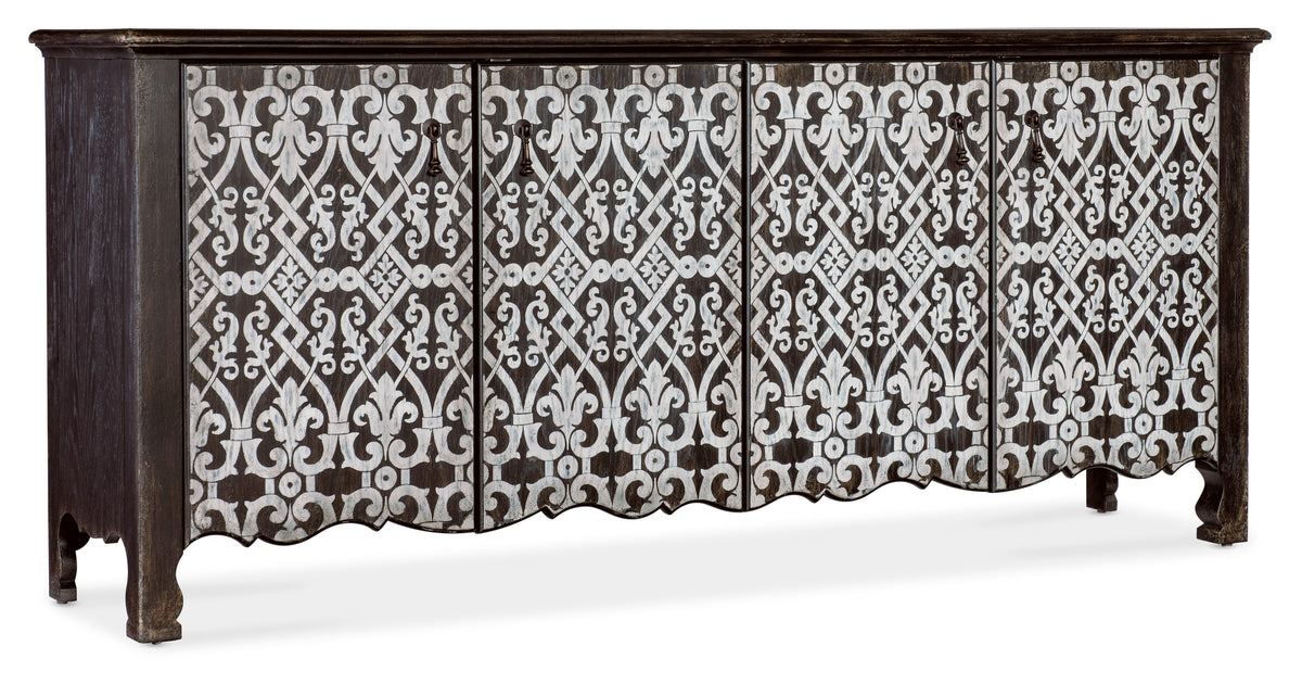 a close up of a cabinet