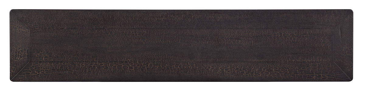 a black rectangular object with gold specks