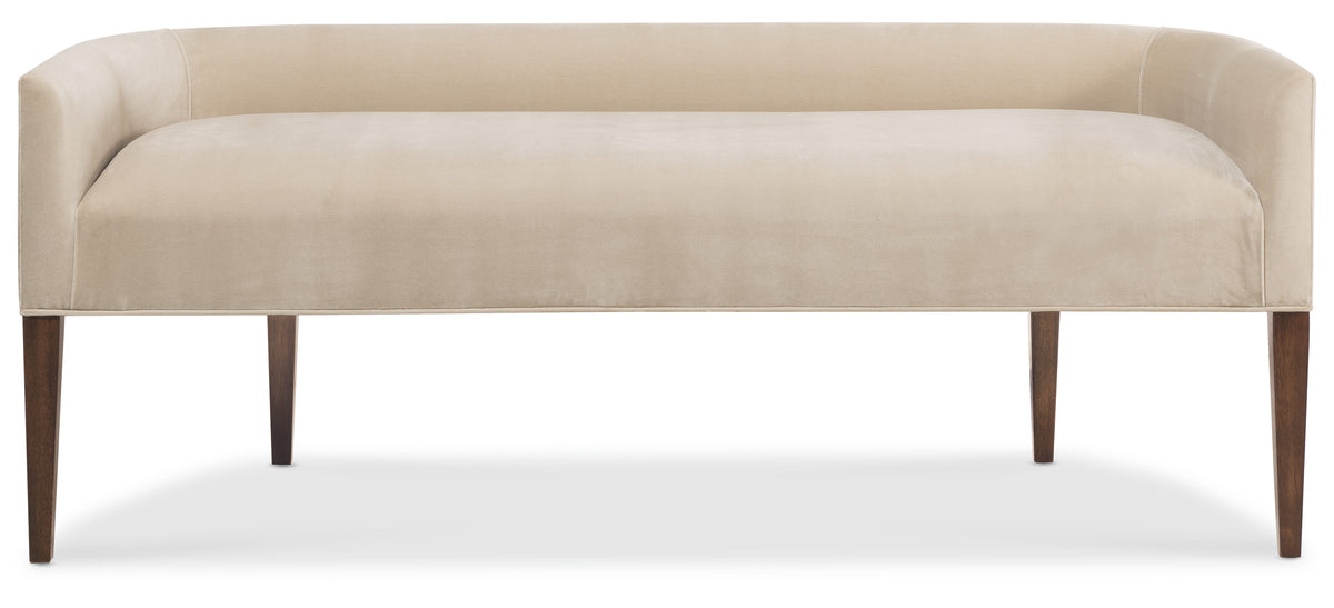 a beige couch with a white background