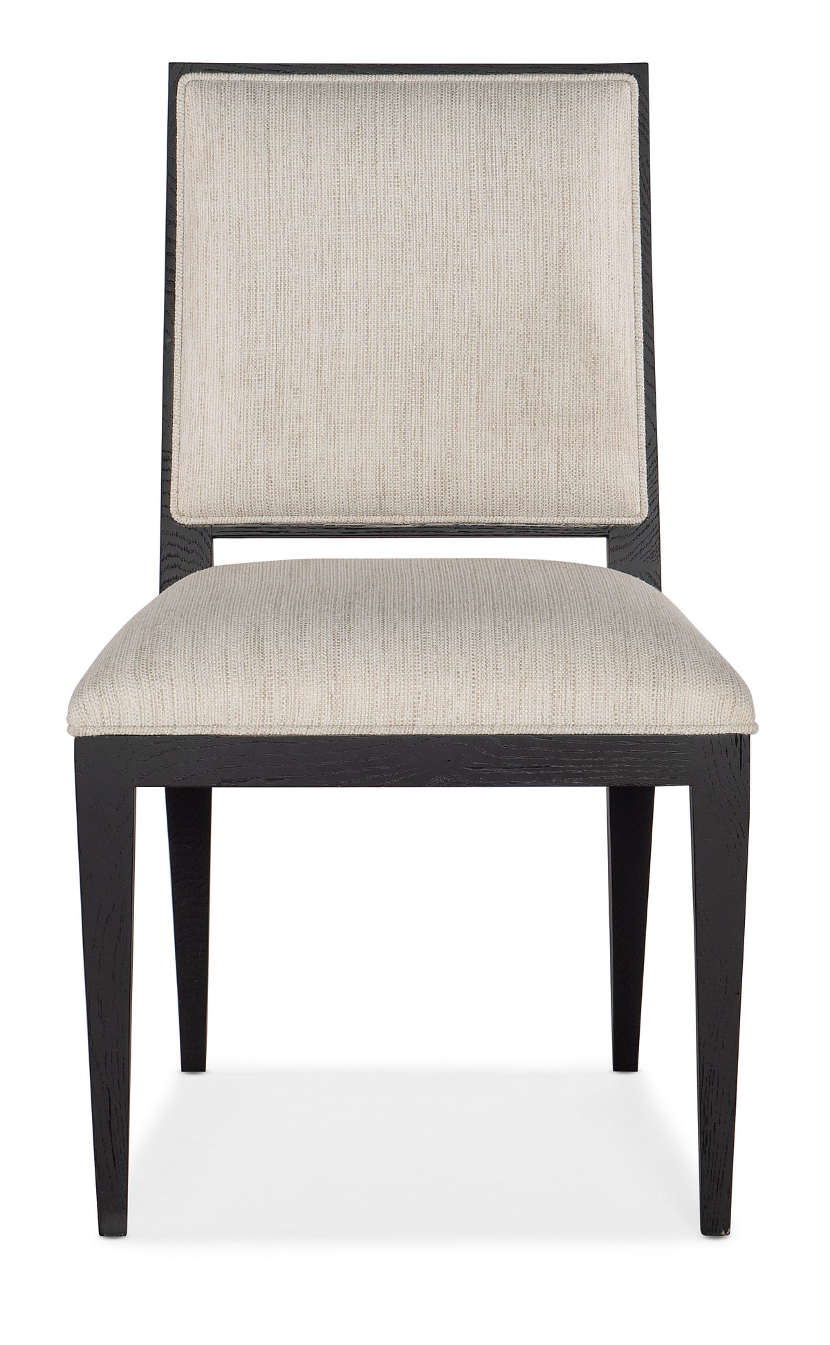 a chair with a white cushion