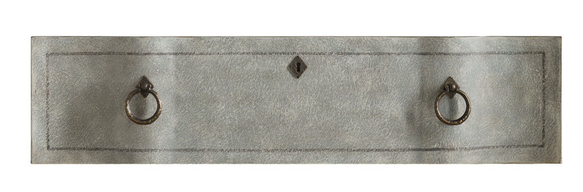 a rectangular object with a keyhole