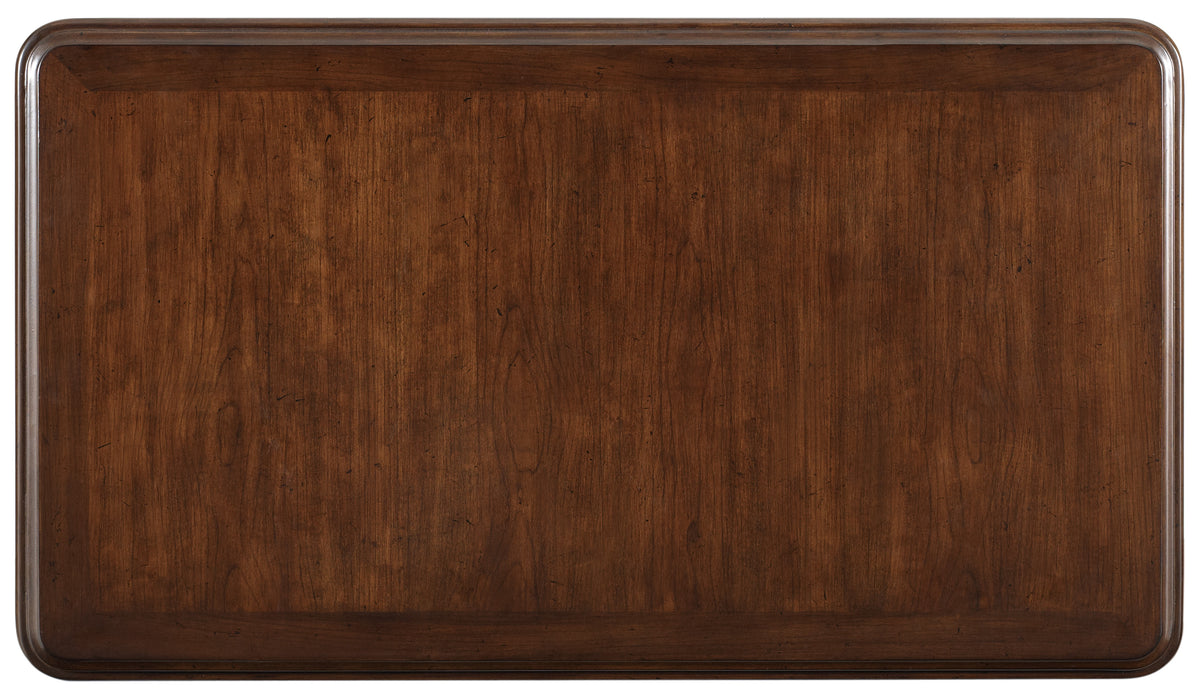 a brown rectangular wood surface