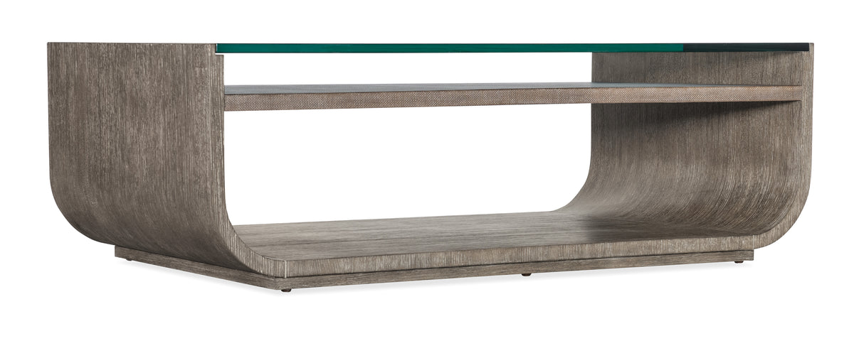 a table with a glass top