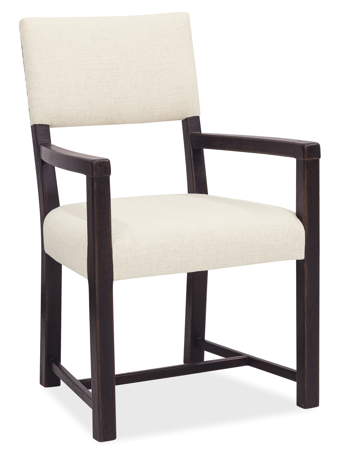 a white chair with wooden legs
