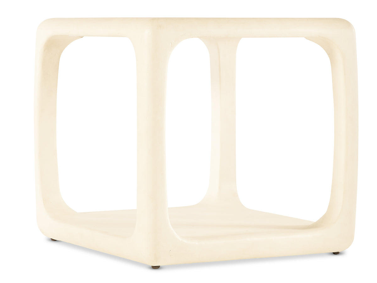 a white cube shaped object