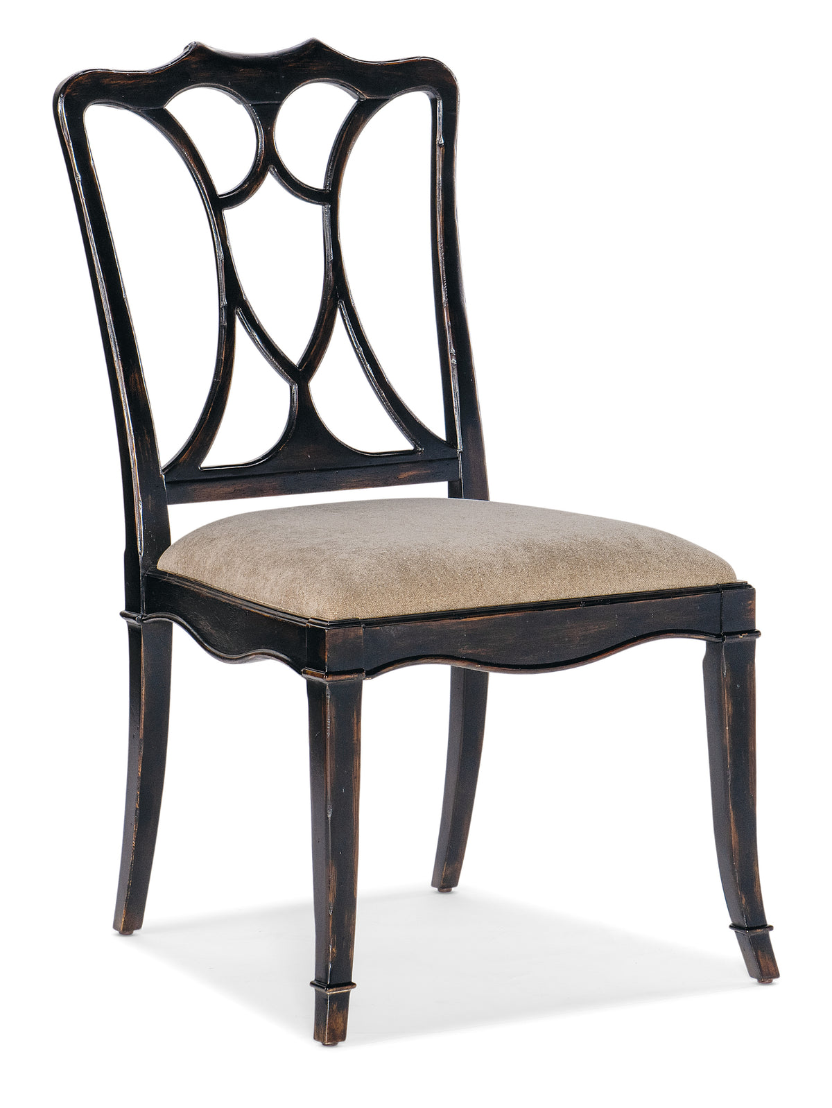 a chair with a cushion