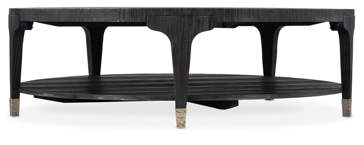 a black table with white legs