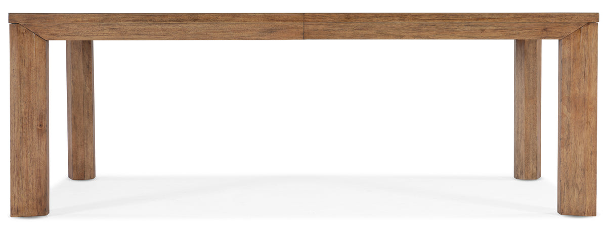 a table with a rectangular top