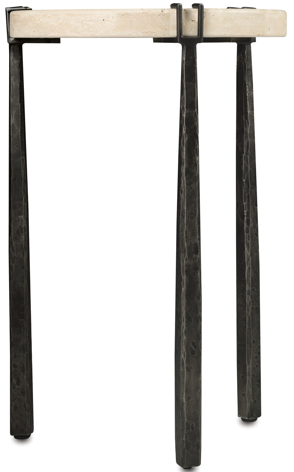 a group of black metal objects