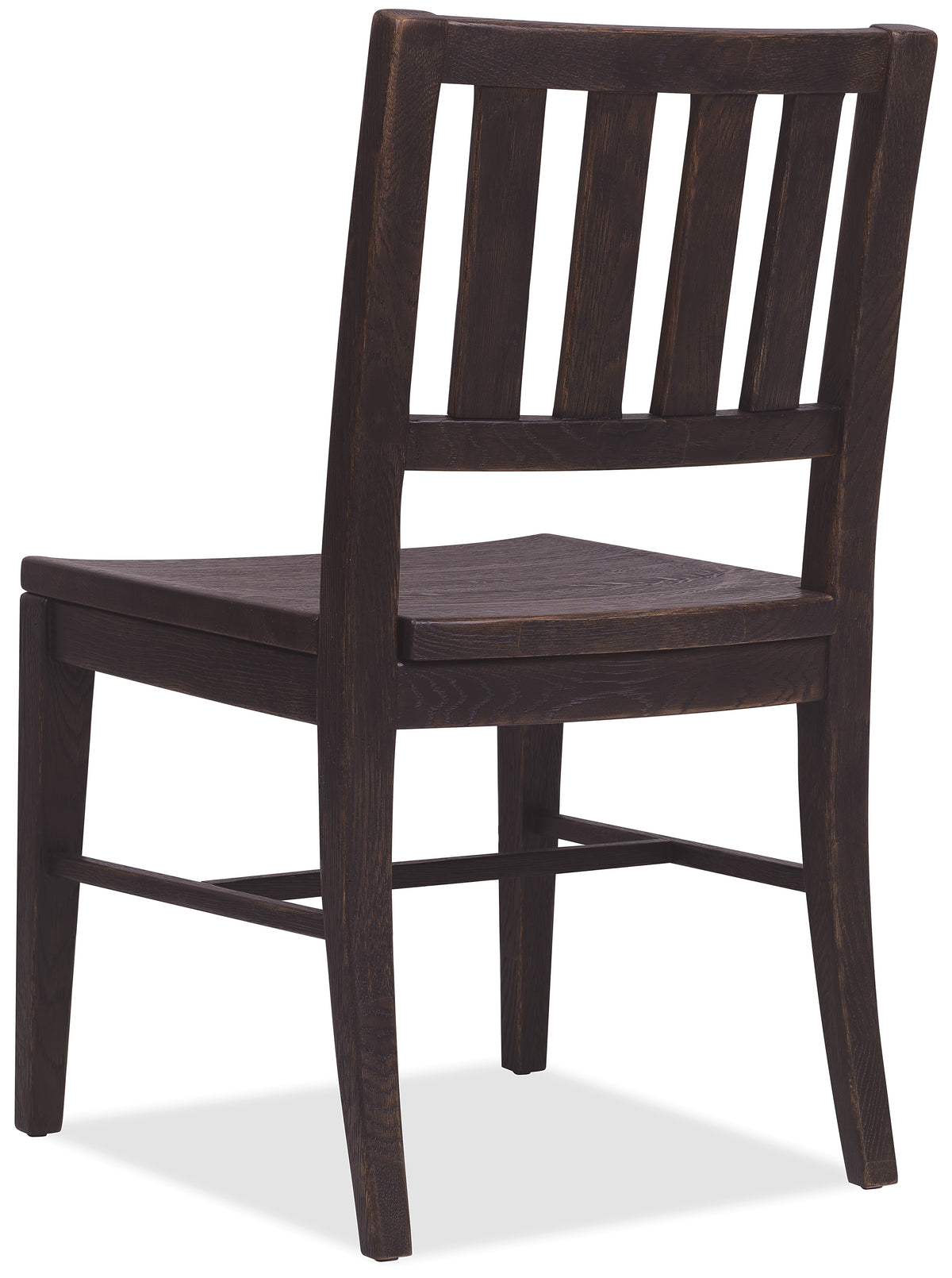 a wooden chair with a seat back