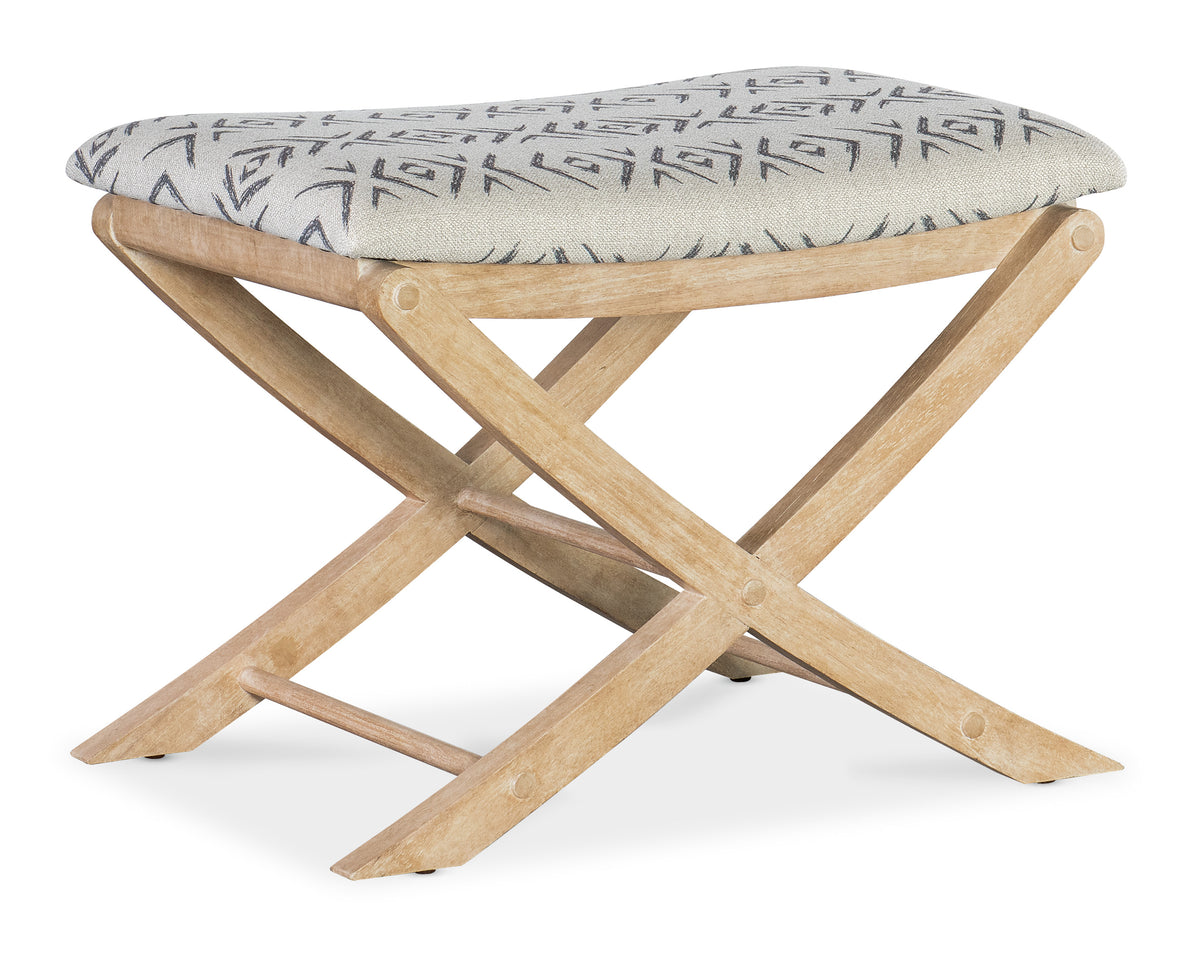 a stool with a cushion