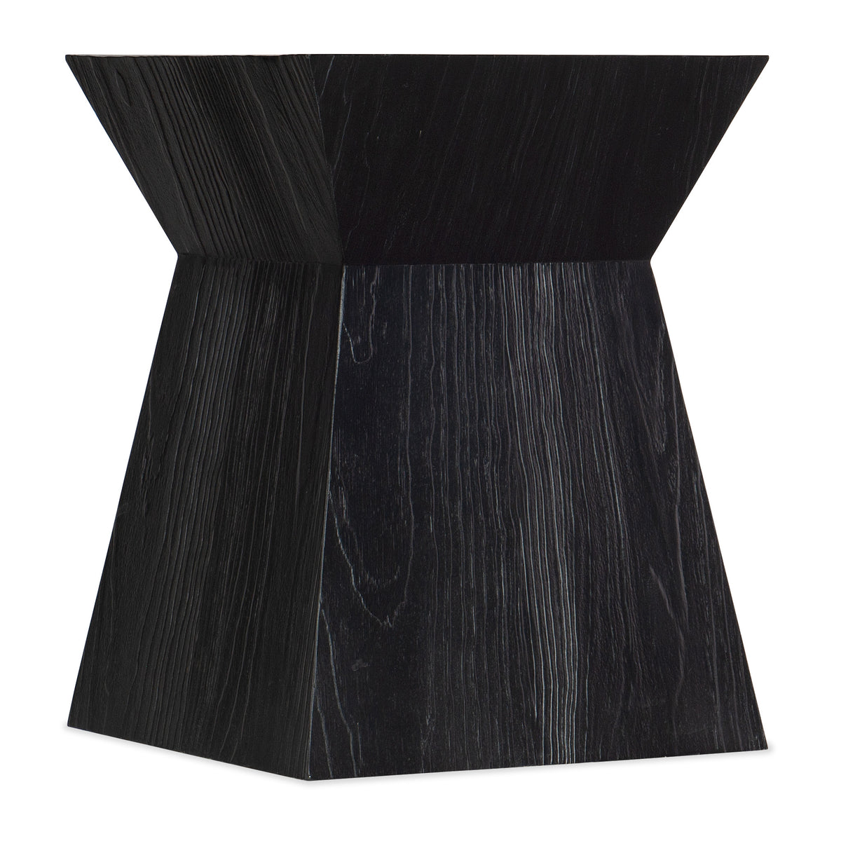 a black square object with a white background