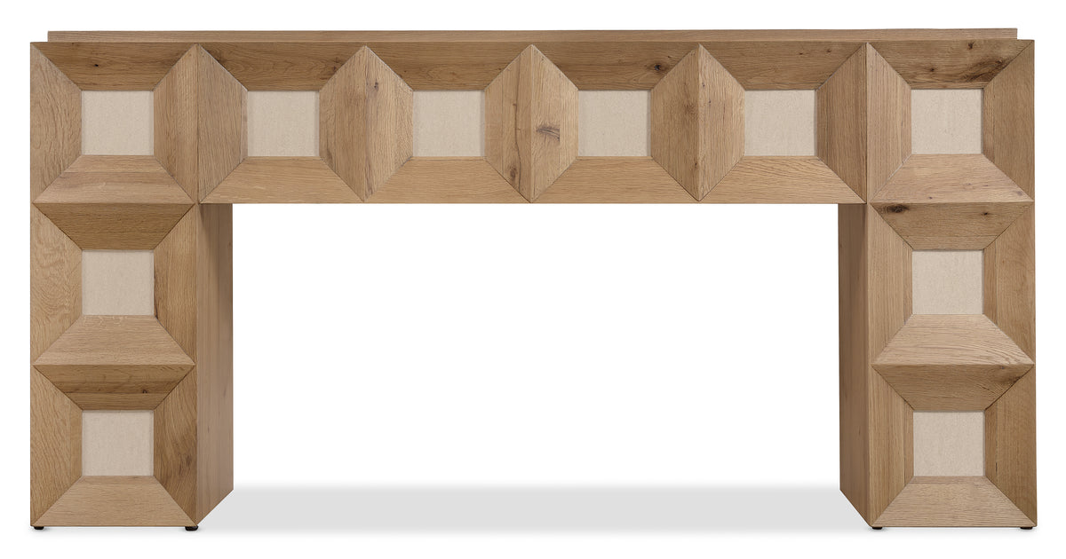 a wooden frame with a white background