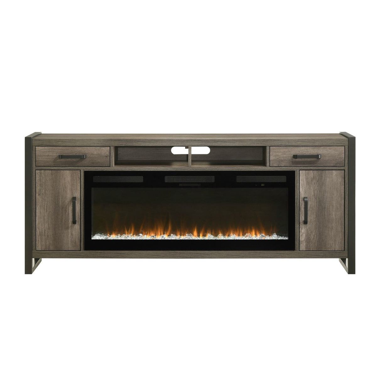 FIRE-BOX-686-78FTS - 686 78 Inch Console w/ Fire FTS - Liberty Furniture