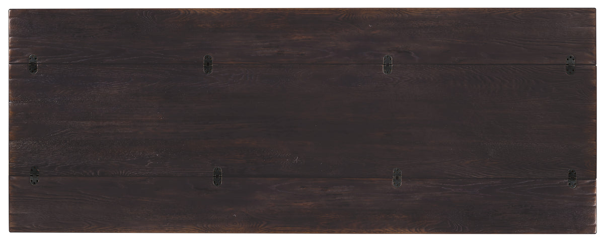 a wood board with hinges