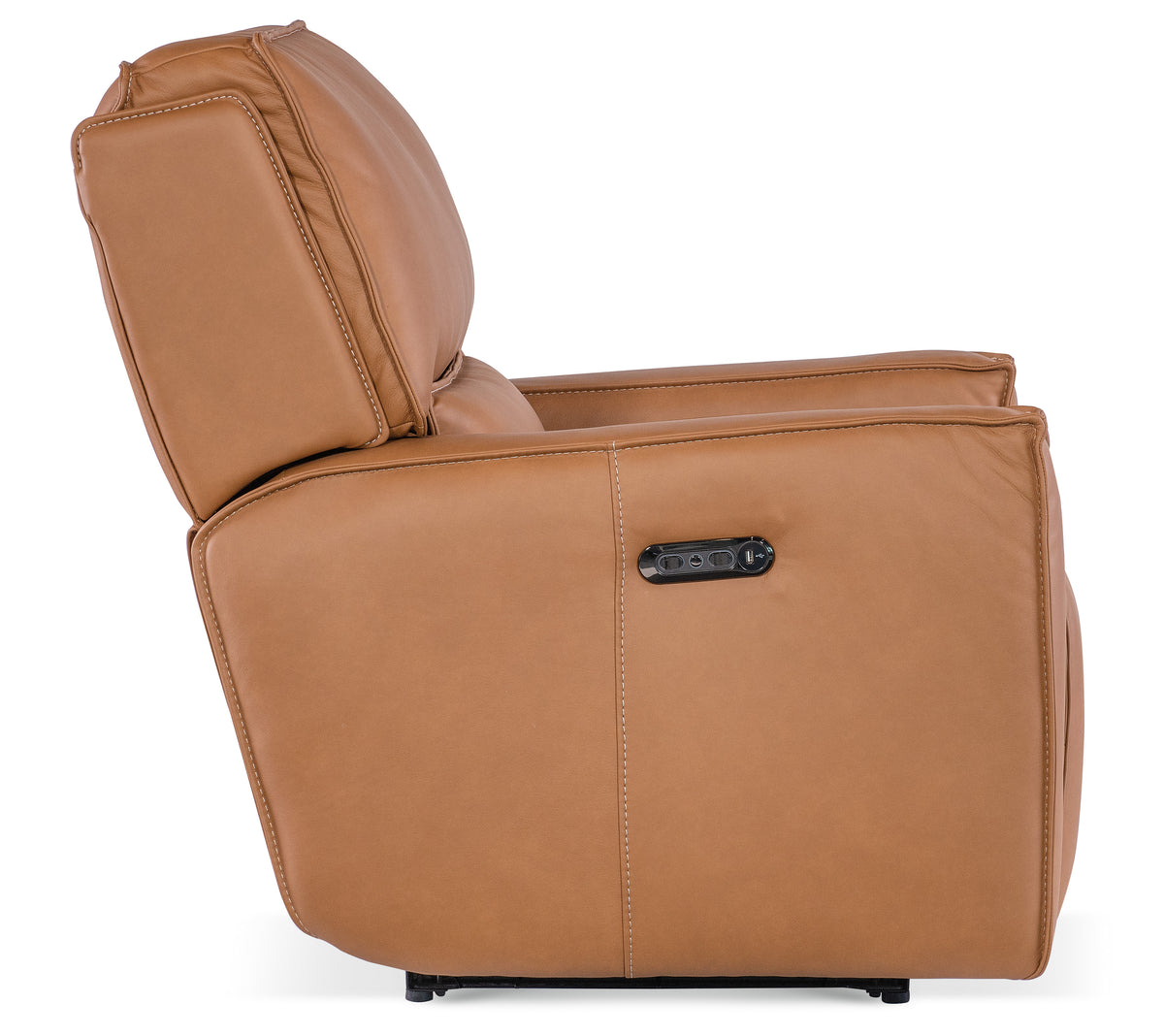 a brown recliner chair